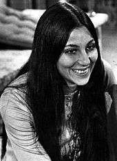 Cher in 1971. Her changing appearance has attracted media attention.