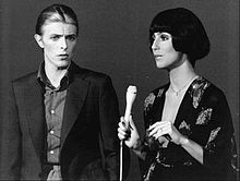 Cher performing with David Bowie on the Cher show, 1975