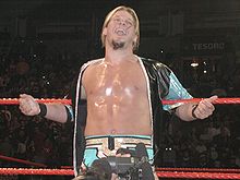 Jericho's ring entrance during Raw.