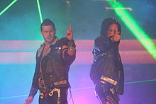 Sabin (right) and Alex Shelley as the Motor City Machine Guns