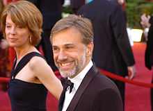 Christoph Waltz and wife at the 2010 Academy Awards
