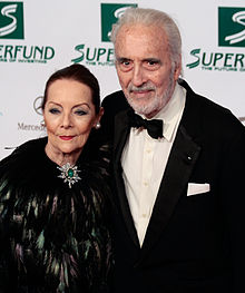 Lee with his wife, the Danish former model Birgit Kroencke Lee