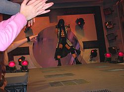 Daniels during his ring entrance