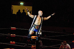 Daniels as the TNA X Division Champion in 2007.