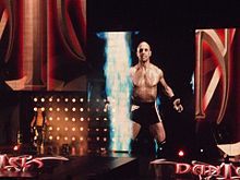 Daniels making his entrance at Bound for Glory.
