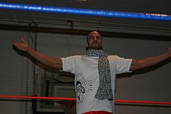 Castagnoli in the ring in April 2009.