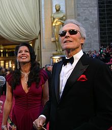 Eastwood with wife Dina in 2007