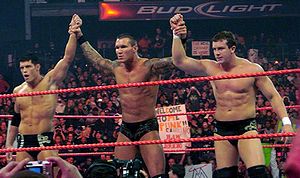 Legacy (from left to right); Rhodes, Randy Orton and Ted DiBiase