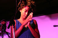 Corinne Bailey Rae performing live in 2006