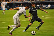 Ronaldo and Real Madrid against Gareth Bale and Tottenham in the UEFA Champions League.