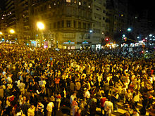 200,000 people took part in a cacerolazo against Kirchner.