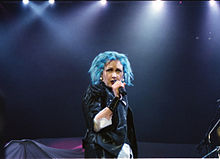 Lauper performing in 2000