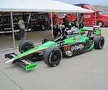 Patrick's car at Indianapolis in May 2010.