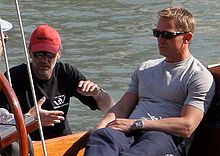 Craig in Venice during a break while filming Casino Royale. June 2006.