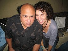 DeVito with wife Rhea Perlman (right)