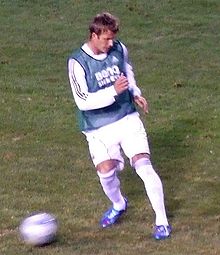 Warming up with Real Madrid in August 2006
