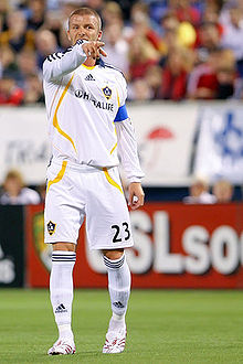 David Beckham became the Los Angeles Galaxy captain immediately upon joining the team