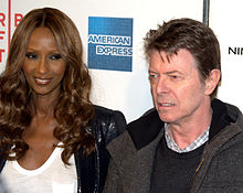 Bowie and wife Iman