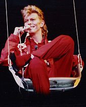Performing during the critically maligned Glass Spider Tour, 1987