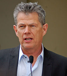 Foster speaking in a ceremony for Andrea Bocelli at the Hollywood Walk of Fame, 2010