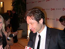 David Duchovny at a Golden Globe after party in January 2009.