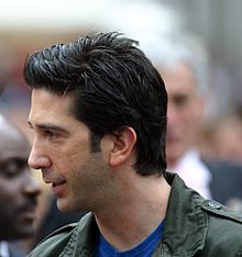 Schwimmer at the London premiere of Madagascar in July 2005