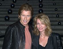 Leary and wife at the 2010 Tribeca Film Festival.