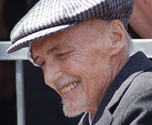 Hopper at his Hollywood Walk of Fame Star ceremony, March 2010