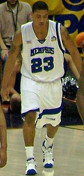 Rose while playing at the University of Memphis.