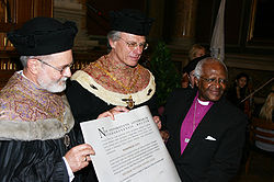 Dr. Desmond Tutu at The Faculty of Protestant Theology in Vienna
