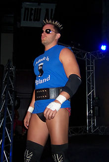 McGuinness as the ROH World Champion in October 2008