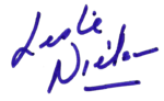 Leslie Nielsen signature