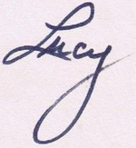 Lucille Ball signature