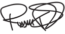 Russell Peters signature