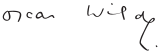 Oscar Wilde signature