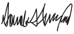 Donald Trump signature