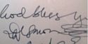 Desmond Tutu signature