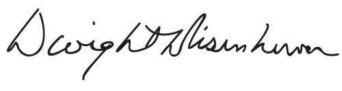 Dwight D. Eisenhower Signature