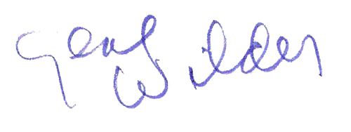Gene Wilder Signature