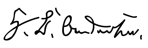 Hans Christian Andersen Signature