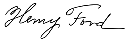 Henry Ford Signature