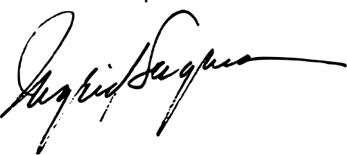Ingrid Bergman Signature