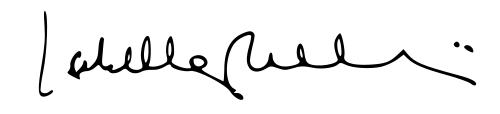 Isabella Rossellini Signature