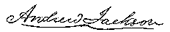 Andrew Jackson Signature