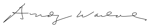 Andy Warhol Signature