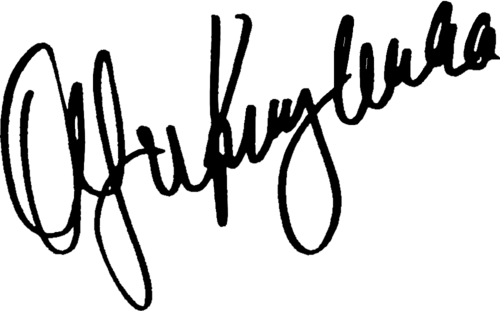 Olga Kurylenko Signature