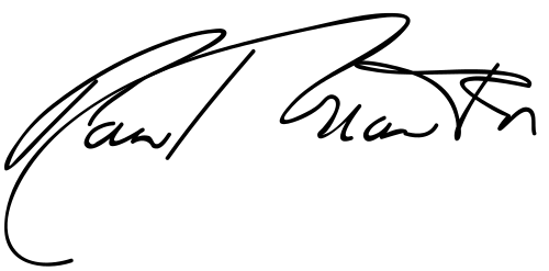 Paul Martin Signature