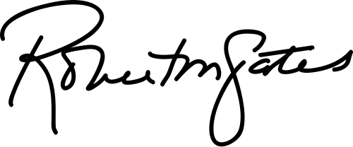 Robert Gates Signature