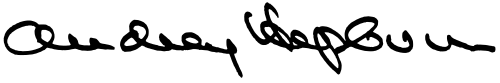 Audrey Hepburn Signature