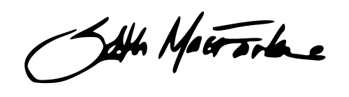 Seth MacFarlane Signature